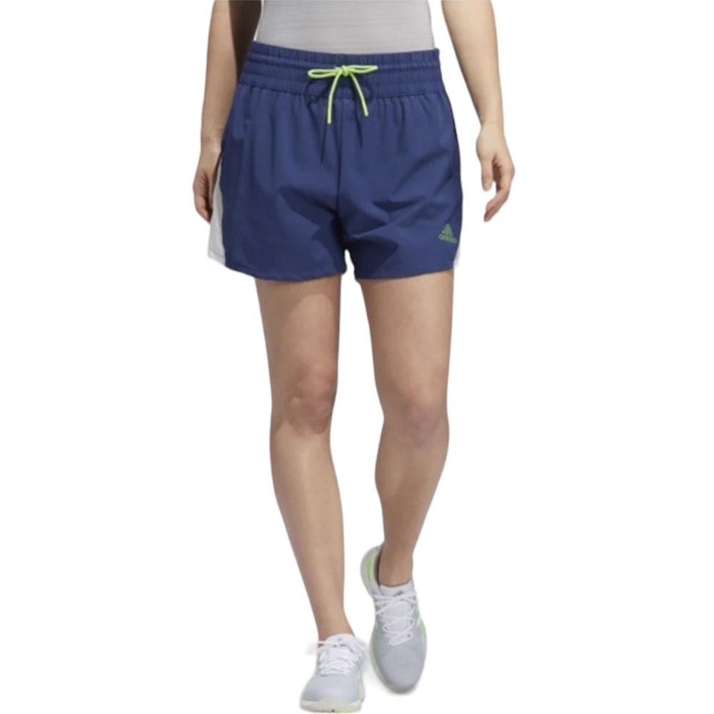 Adidas Pull-On Color Block Shorts Built-in Compression Briefs NWT (Q)